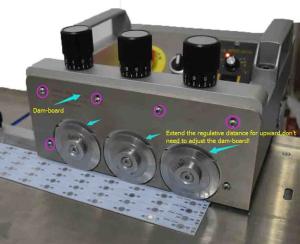 Quality Aluminium T8 Tube PCB Depaneling Machine 1200mm Length Burring - Free wholesale