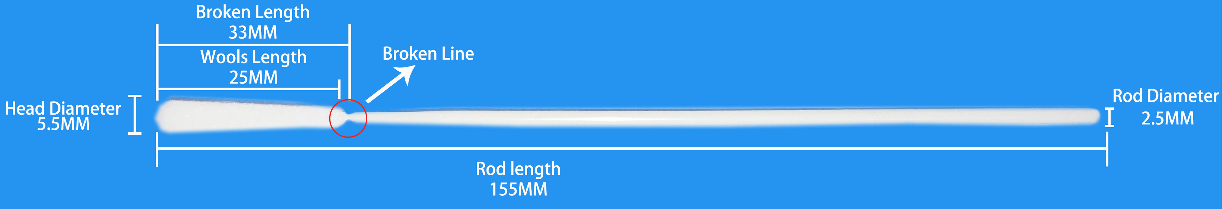DNA RNA Sample Collection Throat Nasal Swab For Nucleic Acid Detection