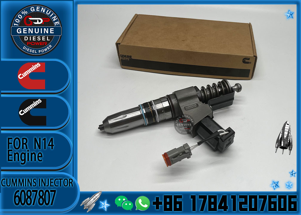 New Common Rail Diesel Fuel Injector 4307516 6087807 3080931F For Cummins QSN14 N14