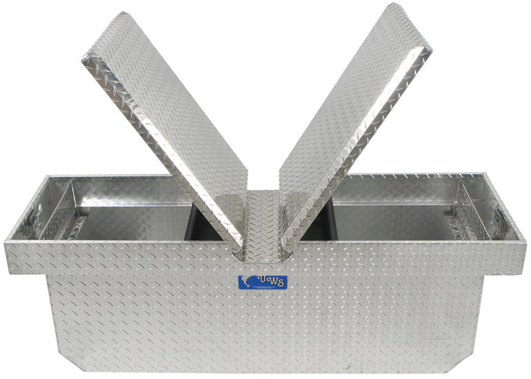 High quality Single Lid Aluminum Crossover Truck Tool Boxes