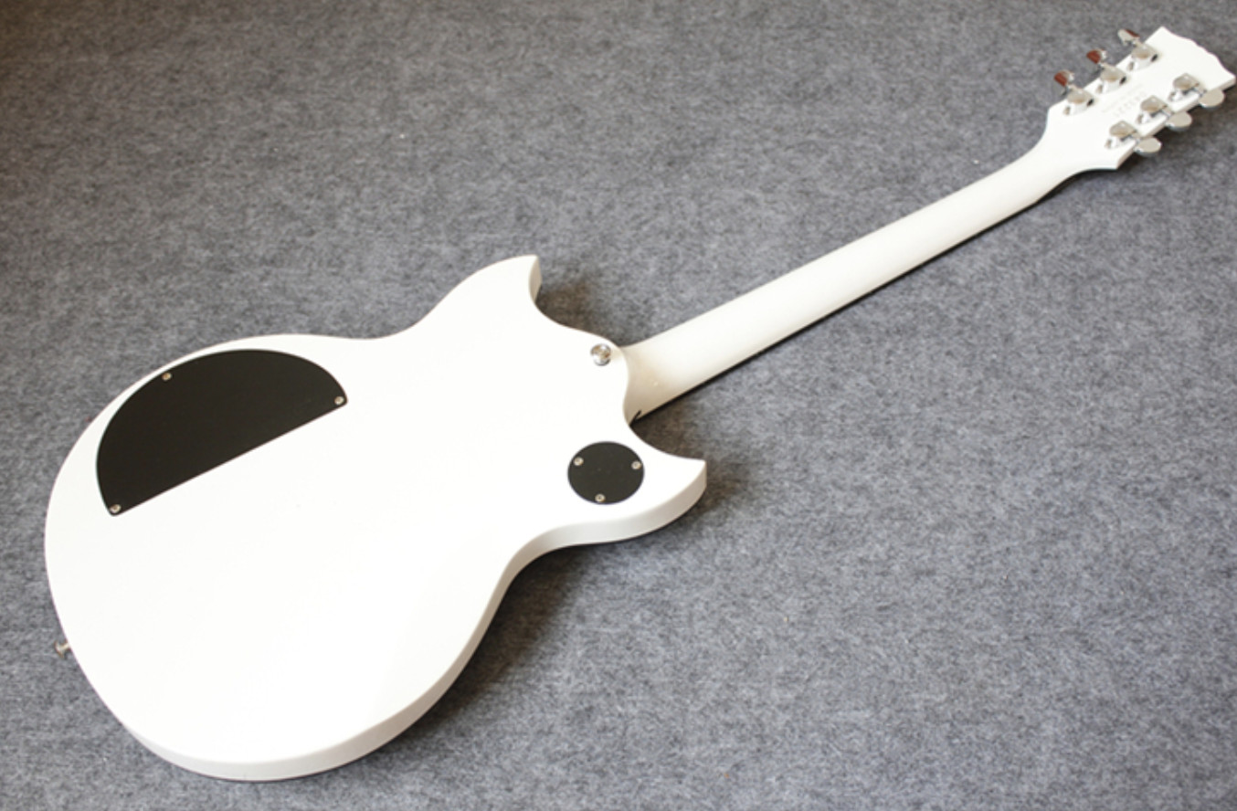 White Glossy Finish YMH SG Electric Guitars China Chrome Hardware