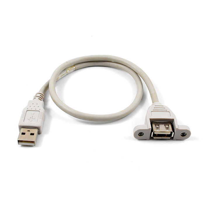 Micro usb to female USB 2.0 extension cable black color, ODM/OEM welcome