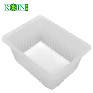 Quality Thermoforming Vacuum Sealed Frozen Food Tray Plastic Tofu Tray Disposable wholesale