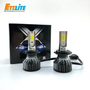 Quality H11 H8 H4 Car LED Headlight Bulbs 4000K Temperature 72W 6400Lm wholesale