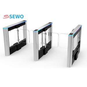 Quality Automatic Dazzling Pedestrian Swing Gate Aluminum Alloy For Office School Entrance wholesale