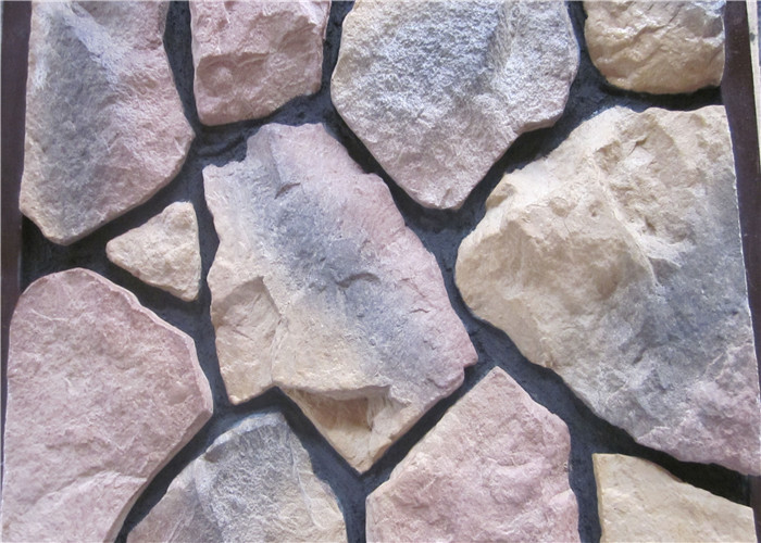 Building Artificial Scattered Stone With Moulding Of Different Shapes For Wall Cladding Decoration