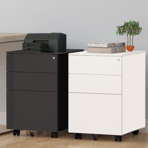 China Steel Three Drawer File Hospital Storage Cabinets Electrostatic coating on sale