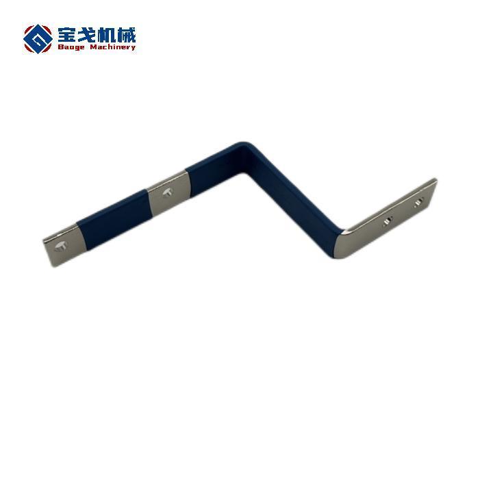 Nickel Plated Blue Positive Lead-out Bus Bar with Insulation Sleeve
