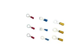 Quality OEM Insulated Cable Ring Terminals RV Screw Crimp Eyelet Copper wholesale