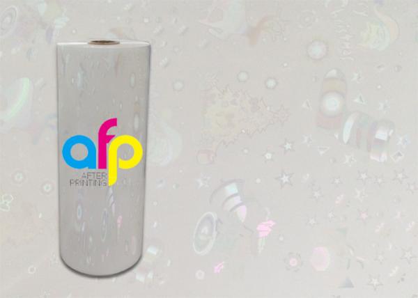 Polyester Laser Holographic Film 22 Micron Thickness 10 - 18mpa Compound