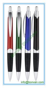 Quality advertising promotional ball pen with rubber grip wholesale