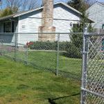 Hot Dipped Powder Coating Industry Gi Chain Link Fencing 50ft