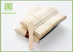 FDA Smooth Customized Wooden Spoons And Spatulas , Straight Wooden Coffee Sticks