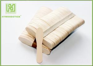 Quality FDA Smooth Customized Wooden Spoons And Spatulas , Straight Wooden Coffee Sticks wholesale