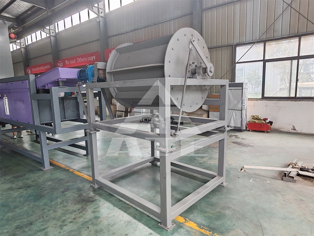 Rotary Drum Type Magnetic Separator 100t/H-500t/H Dry Magnetic Separator