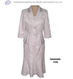 Quality women 3 piece suits ladies suit neck design wholesale