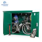 Anti Rust Metal Bicycle Storage Locker Waterproof Outdoor Furniture