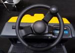 Yellow 3 Ton Small Electric Tractor , Car Shape Battery Driven Electric Tow Tugs