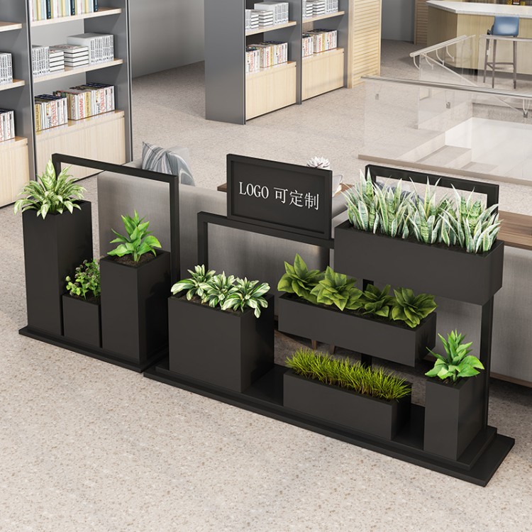 Outdoor 3 tier black stackable tiered metal planter tower box
