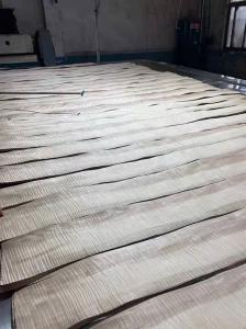 Quality Figured Sycamore Wood Veneer Quarter Cut Fiddleback wholesale