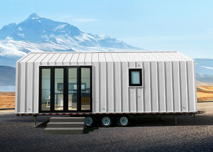 Prefabricated Mobile Tiny House On Wheels AS Trailer Ready To Ship