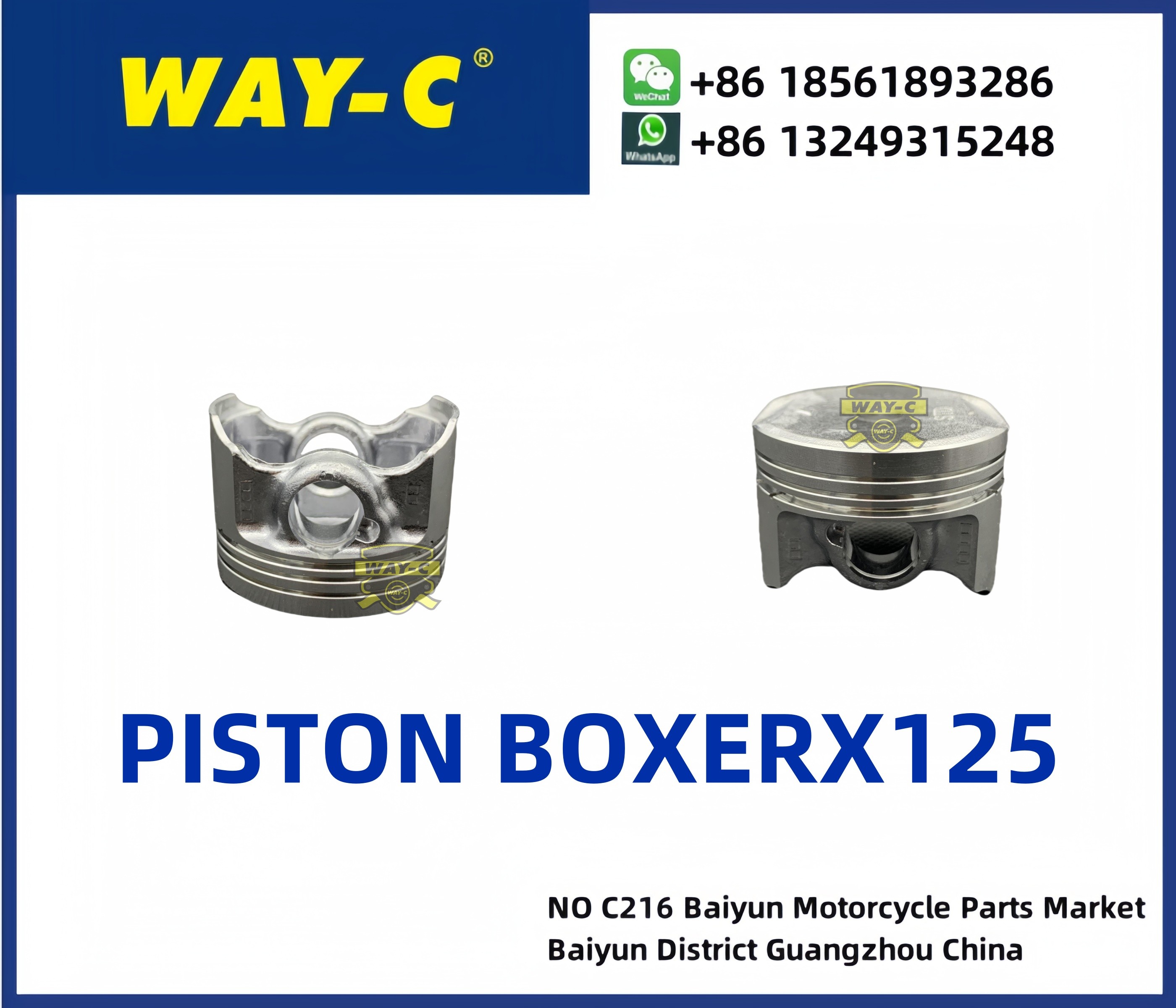 36 JV00 12 Motorcycle Piston Piston Ring for BAJAJ BOXER X125