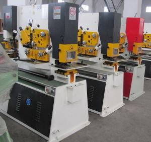 Quality Q35Y Combined Hydraulic ironworker Machinery , Steel Hole Punch Machine wholesale