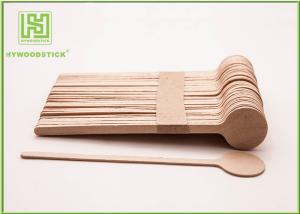 Quality Customized Logo Printed Wooden Coffee Stirrer Sticks Wooden Coffee Spoon 1000pcs / Box wholesale
