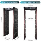 18 Zones Non Contact Walk Through Temperature Scanner For School Mall Hotel