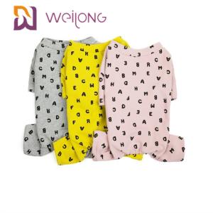 Quality Customization Autumn / Winter Sweatshirt Pet Pajama BSCI Dog Fleece Onesie wholesale