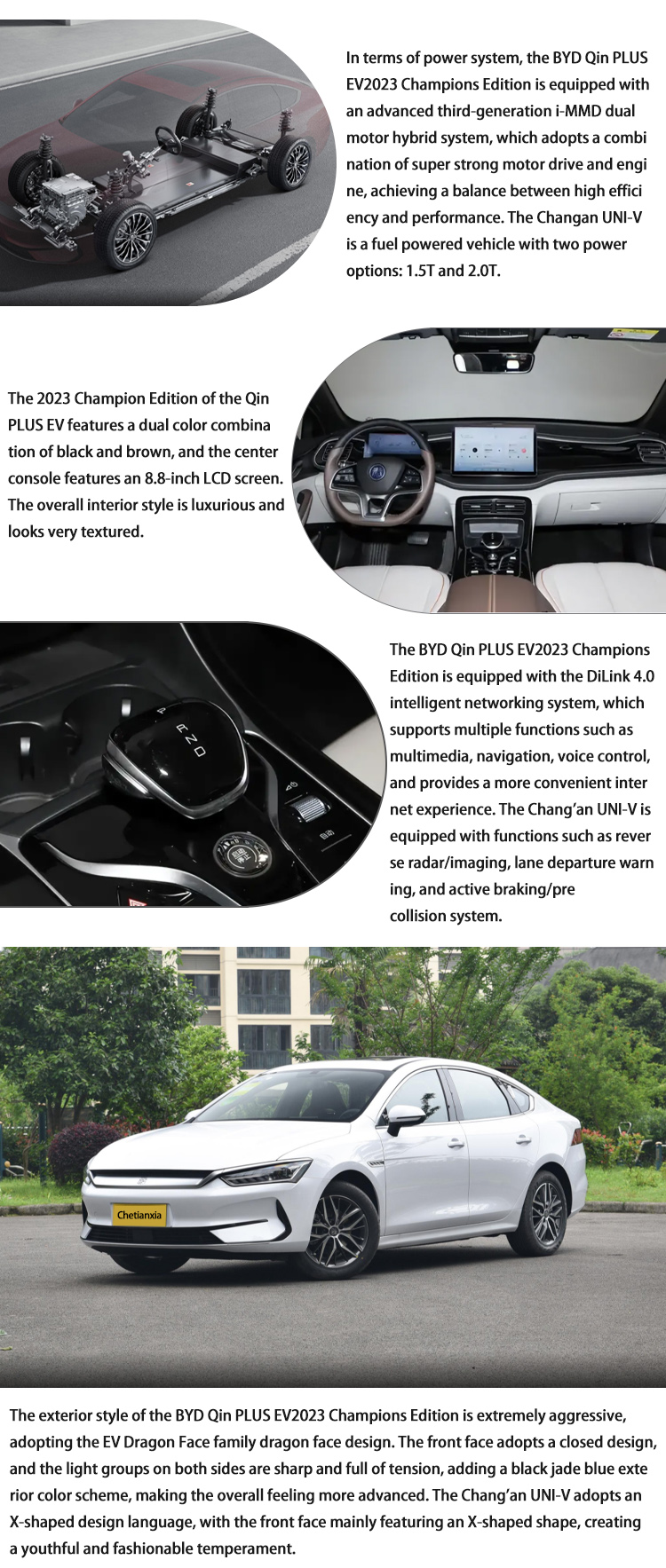 Contemporary Chinese New Energy Electric Vehicles 420KM Pure Byd Qin Plus