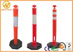 Flexible Reflective Traffic T - TOP Delineator Post for Road Safety Fluorescent