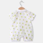 Sleeveless Newborn Baby Outfits Summer One Piece Sailor Collar Worsted Fabric
