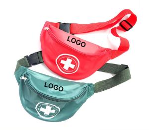 Quality Travel marathon outdoor sports bag 25*15*7cm red green logo customized wholesale