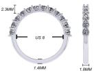 1.2 ct Engagement And Wedding Ring Set 1.93g Weight RD2.7MM Size