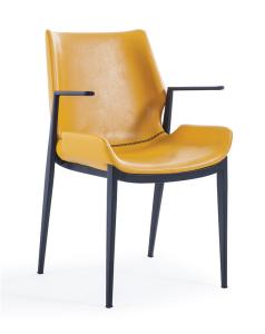Quality Black Painted Frame 62x59x90cm Ergonomic Arm Chair wholesale