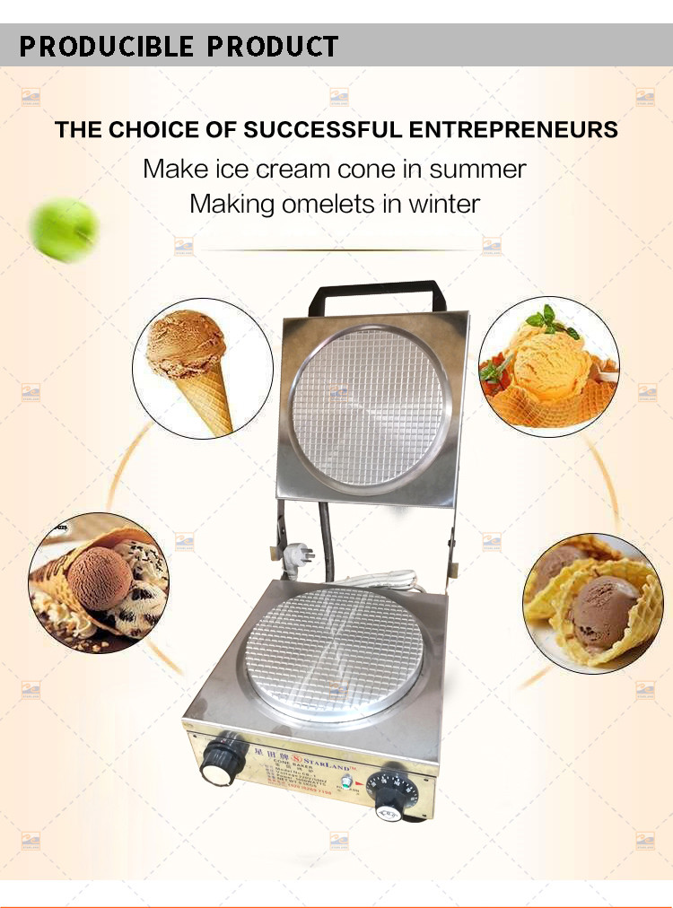 Hand Oven Small Baking Machine Biscuit Egg Roll Production Equipment With CE