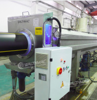 Ultrasonic Gas Pipe Wall Thickness Measuring Machine For Extrusion