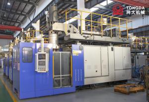 Quality Fully Automatic Large Blow Molding Machine Extrusion Plastic Drum 120mm 380 Kg/H wholesale