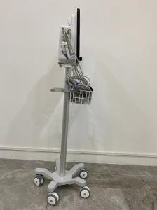 Quality 3 Inch Silent Wheels Modular Patient Monitor Trolley With Aviation Aluminum Matieral wholesale