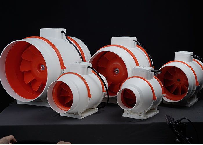 Inline 6 Inch Duct Exhaust Fan Industrial Air Ventilation Extractor Booster