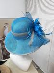 Millinery Supplies Sinamay Feather Fascinator Hat 30*40 cm