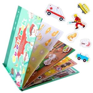 Quality Sedex Matte Art Paper Montessori Quiet Book Children Toy Paste Book wholesale