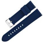 Dustproof Mens Rubber Watch Bands , 22mm Wrist Watch Straps Mens