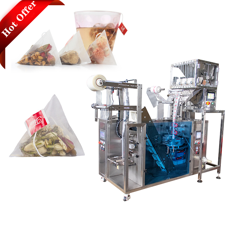 Inside And Outside Pyramid Tea Bag Machine For Green Black Scented Tea Coffee