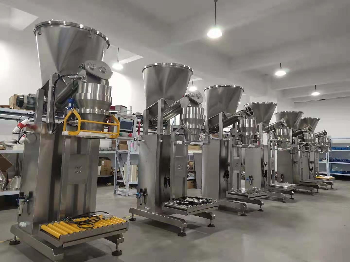5kg 50kg Wheat Flour Bag Packing Machines Milk Powder Filling Line