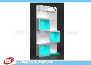Quality Shop Books Present Wood Display Cases MDF With Printing Logo , Paint Finished wholesale