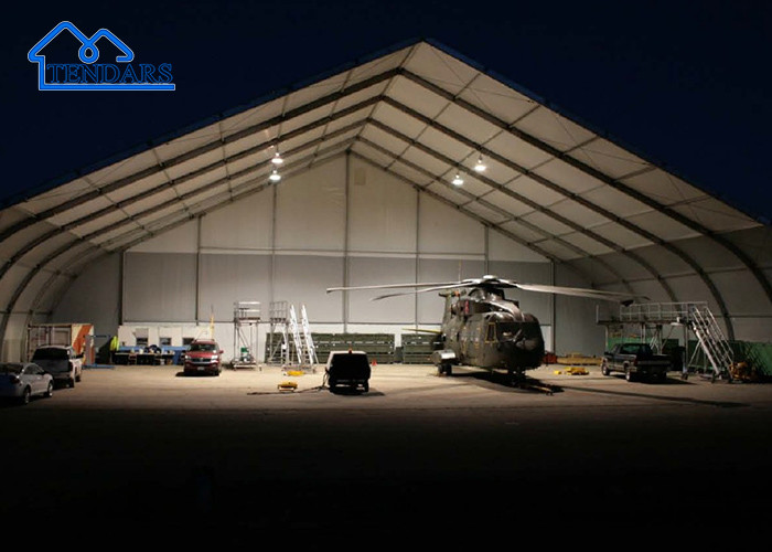 Custom Best Price Curve Roof Marquee Tent For Mobile Airplane Hanger , Curve Roof Aircraft Hanger