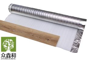 Quality Moisture Proofing Laminate Floor Underlay White 12mm Thickness With Silver Film wholesale