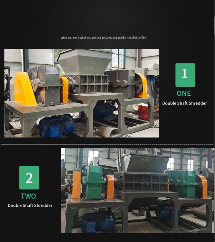 45kW Scrap Metal Shredder Machine for Recycling Aluminum Cans and Copper from Henan